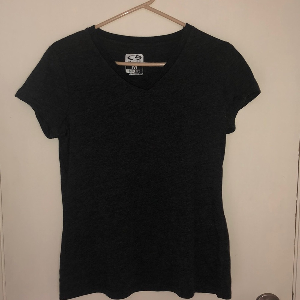 Solid gray T-shirt
